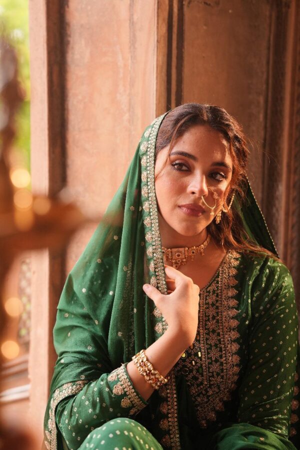 Pure Chinon  Anarkali Set - Image 4