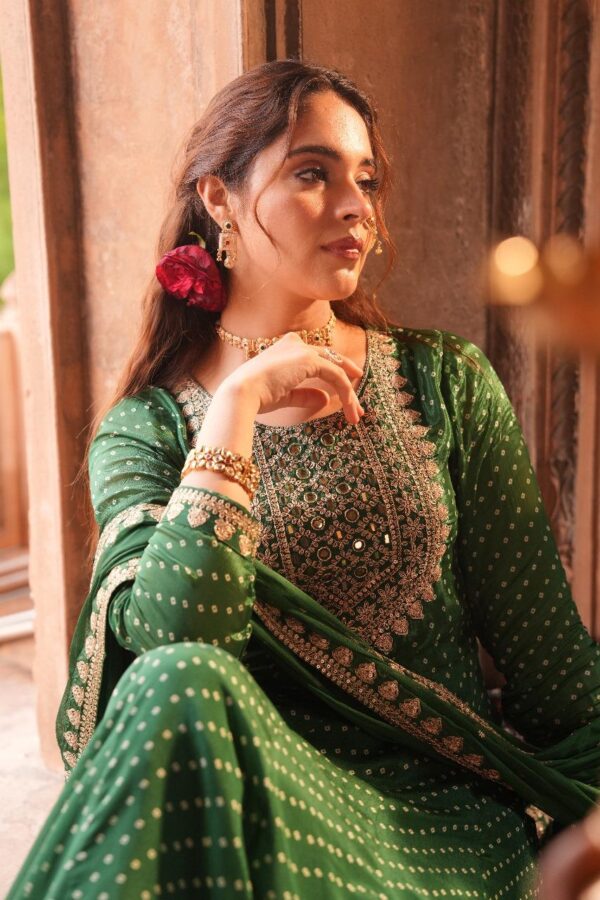 Pure Chinon  Anarkali Set - Image 5