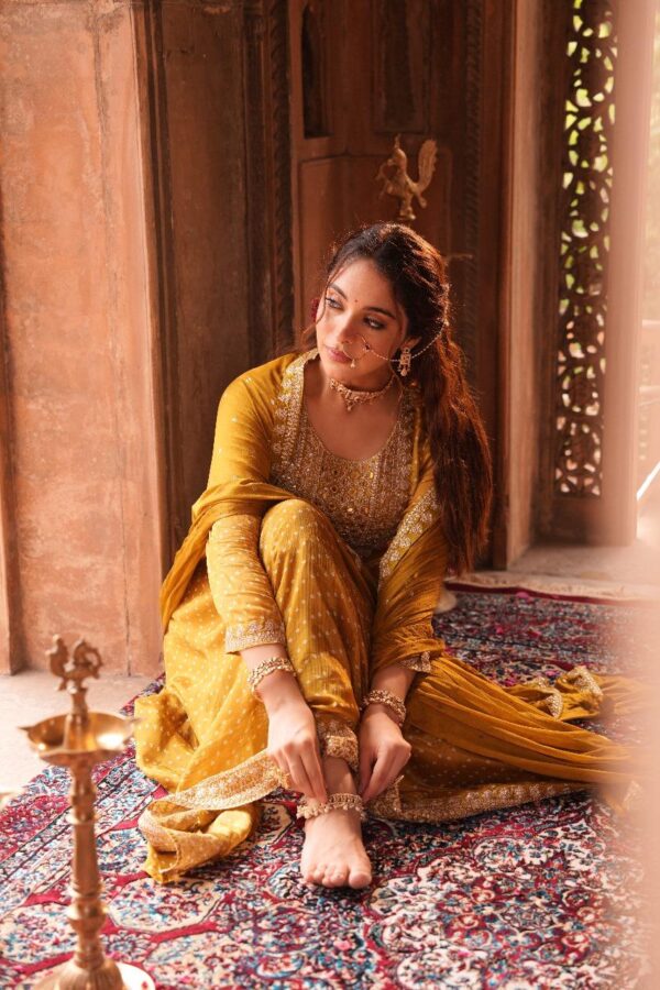 Pure Chinon  Anarkali Set - Image 5