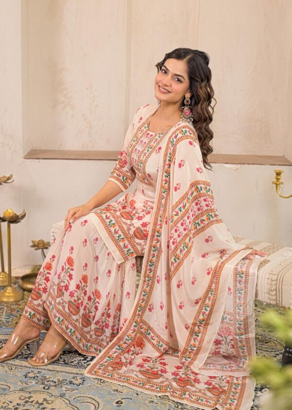 Pure Crape Designer  Garara Set