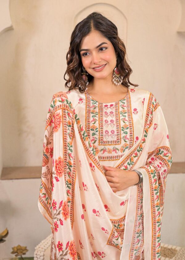 Pure Crape Designer  Garara Set - Image 3