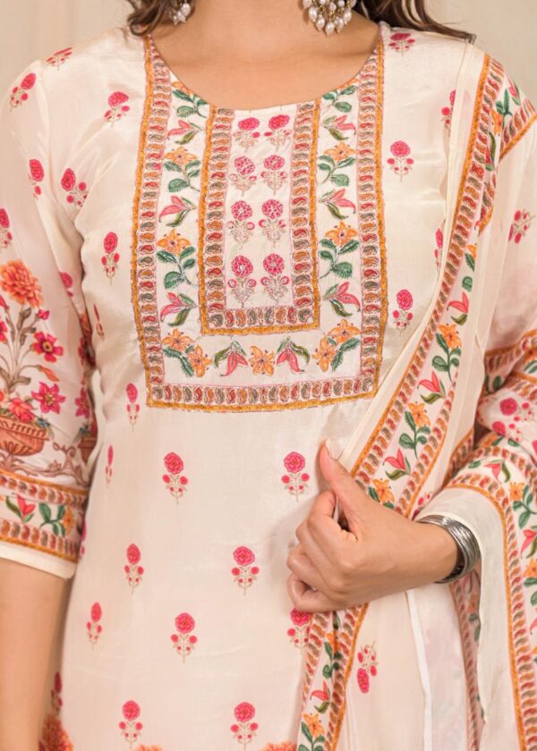 Pure Crape Designer  Garara Set - Image 5