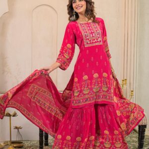 Pure Crape Designer  Garara Set