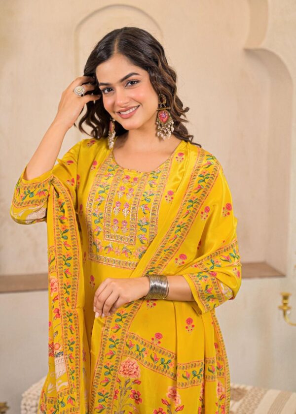 Pure Crape Designer  Garara Set - Image 2