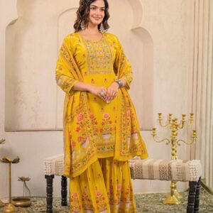 Pure Crape Designer  Garara Set