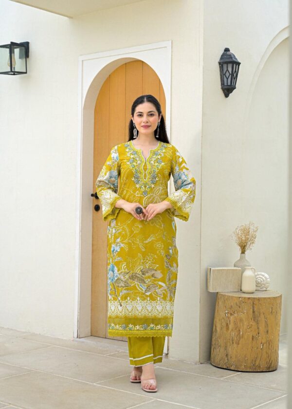 Pakistani Cotton 3 Pc - Image 4