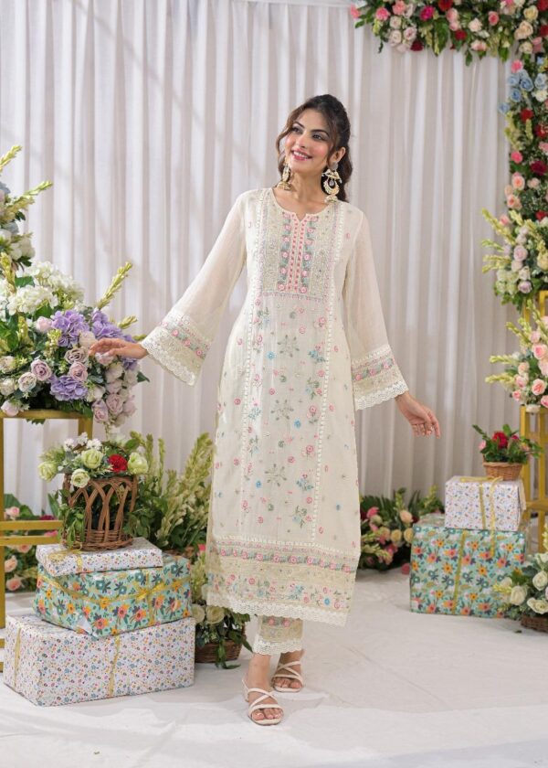 Premium Mul Chanderi Kurta - Image 8