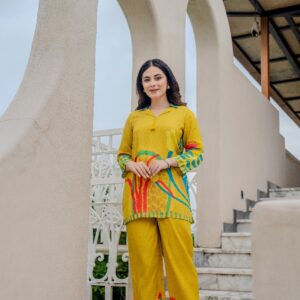 Premium Pure Muslin Cords Set