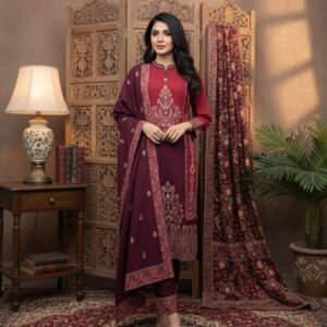 Premium Knitted Wool Designer Set