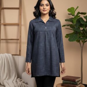 Premium Knitted Cotcot Wool Designer Top