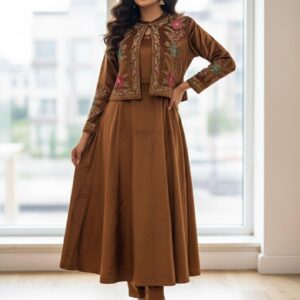 Premium Cotton Lycra Velvet Designer